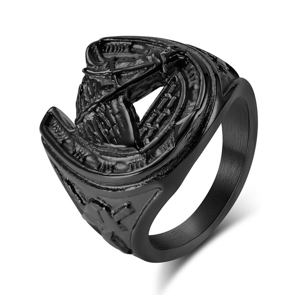 Vintage Horse Head and Horseshoe Titanium Steel Ring Stainless Steel Rings Personalized Horse Racing Hobby Bracelet 7 чёрный
Vintage Horse Head and Horseshoe Titanium Steel Ring Stainless Steel Rings Personalized Horse Racing Hobby Bracelet 7 чёрный