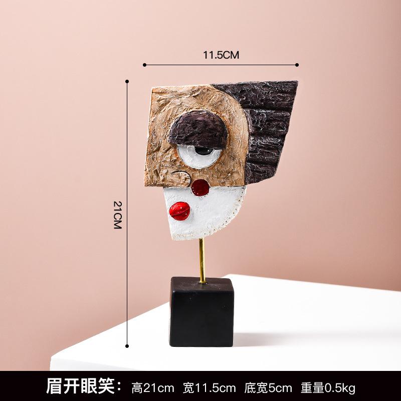 Creative Face Art Statue Sculpture Resin Crafts Figurine Abstract for Living Room Ornament Home Office Desktop Decoration Gift
Creative Face Art Statue Sculpture Resin Crafts Figurine Abstract for Living Room Ornament Home Office Desktop Decoration Gift