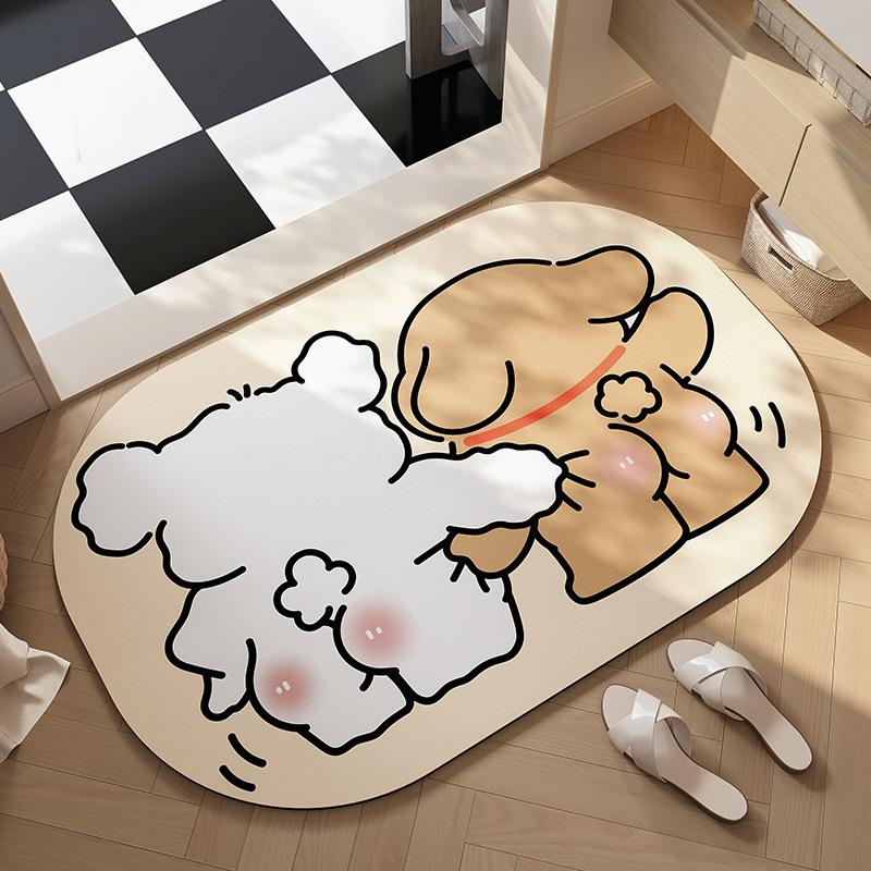Мультяшный милый коврик для пола из диатомовой грязи, нескользящий коврик, впитывающий коврик, ванная комната, санитарная дверь, туалет, туалет, противоскользящий коврик для ног 40X60cm 15.7X23.6in
Мультяшный милый коврик для пола из диатомовой грязи, нескользящий коврик, впитывающий коврик, ванная комната, санитарная дверь, туалет, туалет, противоскользящий коврик для ног 40X60cm 15.7X23.6in