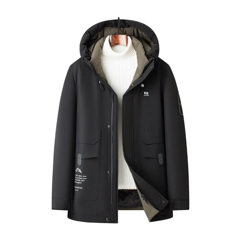 Чоловіча пухова куртка Зимовий новий стиль Вітрозахисна та тепла пух білої качки Модна повсякденна з капюшоном Робоча пухова куртка 6XL чорний
Чоловіча пухова куртка Зимовий новий стиль Вітрозахисна та тепла пух білої качки Модна повсякденна з капюшоном Робоча пухова куртка 6XL чорний