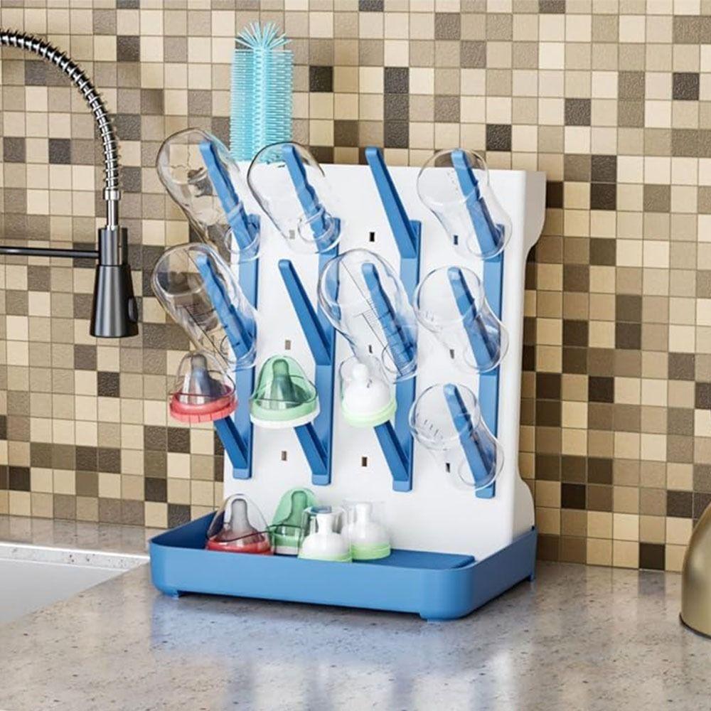 Vertical Standing Baby Bottle Drying Rack Removable Drain Cup Holder Bottle Cleaning сірий
Vertical Standing Baby Bottle Drying Rack Removable Drain Cup Holder Bottle Cleaning сірий