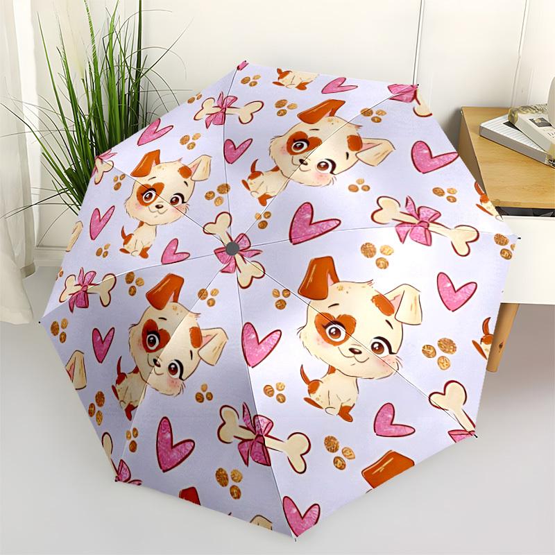1pc Puppy Print Automatic Opening and Closing Folding Umbrella with 8 Iron Ribs - Portable, Foldable for Travel yy251124117
1pc Puppy Print Automatic Opening and Closing Folding Umbrella with 8 Iron Ribs - Portable, Foldable for Travel yy251124117