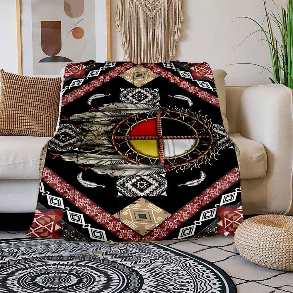 Native American Dreamcatcher Wall Art DecorBlanket Flannel Throw Blanket for Sofa, Bed, Travel, Camping, Office, Couch, Chair, And Bed Gift 150x180cm
Native American Dreamcatcher Wall Art DecorBlanket Flannel Throw Blanket for Sofa, Bed, Travel, Camping, Office, Couch, Chair, And Bed Gift 150x180cm