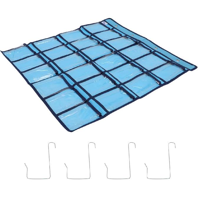 STOBOK Classroom Pocket Chart for Teacher Cell Phones Calculator Holder Wall Door Hanging Organizer with 24 Clear Pockets, 25.55X23.58X0.08 inch 
STOBOK Classroom Pocket Chart for Teacher Cell Phones Calculator Holder Wall Door Hanging Organizer with 24 Clear Pockets, 25.55X23.58X0.08 inch