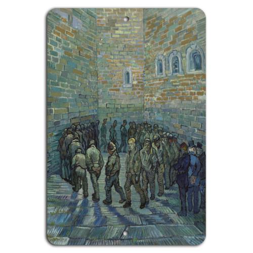 Van Goghs Prisoners Capturing Isolation in ArtAluminumtin sign 20x30cm(7.8x11.8inch)
Van Goghs Prisoners Capturing Isolation in ArtAluminumtin sign 20x30cm(7.8x11.8inch)