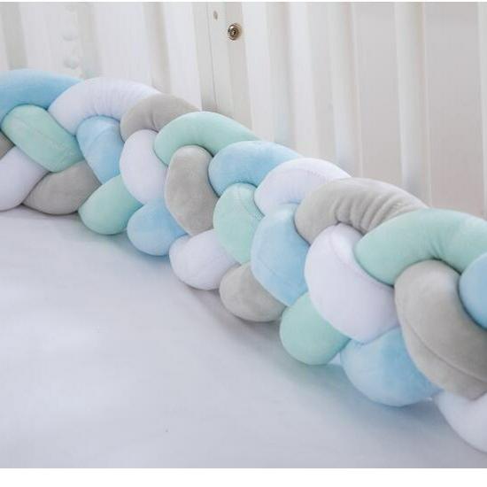 Датская вязаная подушка-узел, заплетенная из четырех прядей – Защитный бортик для кровати от ударов для детской комнаты 3m
Датская вязаная подушка-узел, заплетенная из четырех прядей – Защитный бортик для кровати от ударов для детской комнаты 3m