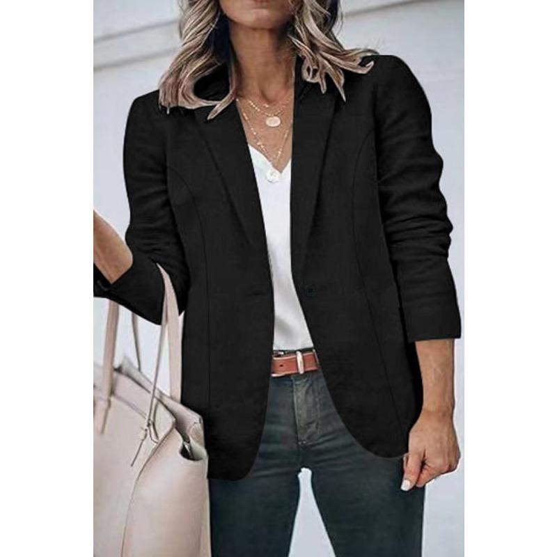 BITCED Women s Vintage Casual Solid Color Print Long Sleeve POLO Neck Jackets & Coats Unique design S чёрный
BITCED Women s Vintage Casual Solid Color Print Long Sleeve POLO Neck Jackets & Coats Unique design S чёрный