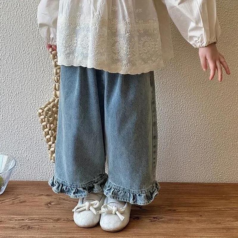 Детские джинсы для девочек весна-осень детская мода повседневные брюки с широкими штанинами принцесса милые очаровательные 100cm синий
Детские джинсы для девочек весна-осень детская мода повседневные брюки с широкими штанинами принцесса милые очаровательные 100cm синий