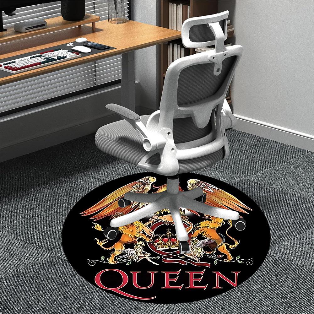 1 шт. Круглый коврик с логотипом группы Queen для офиса - Идеально подходит для декора офиса или кабинета, Машинная стирка, Нескользящая основа, Декоративный коврик для пола 80cm
1 шт. Круглый коврик с логотипом группы Queen для офиса - Идеально подходит для декора офиса или кабинета, Машинная стирка, Нескользящая основа, Декоративный коврик для пола 80cm