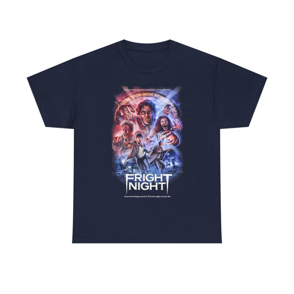 Fright Night 1985 TShirt Retro Horror Movie Tee Clothing Graphic Short Sleeve Shirt Unisex Unisex Women AllSeason M
Fright Night 1985 TShirt Retro Horror Movie Tee Clothing Graphic Short Sleeve Shirt Unisex Unisex Women AllSeason M