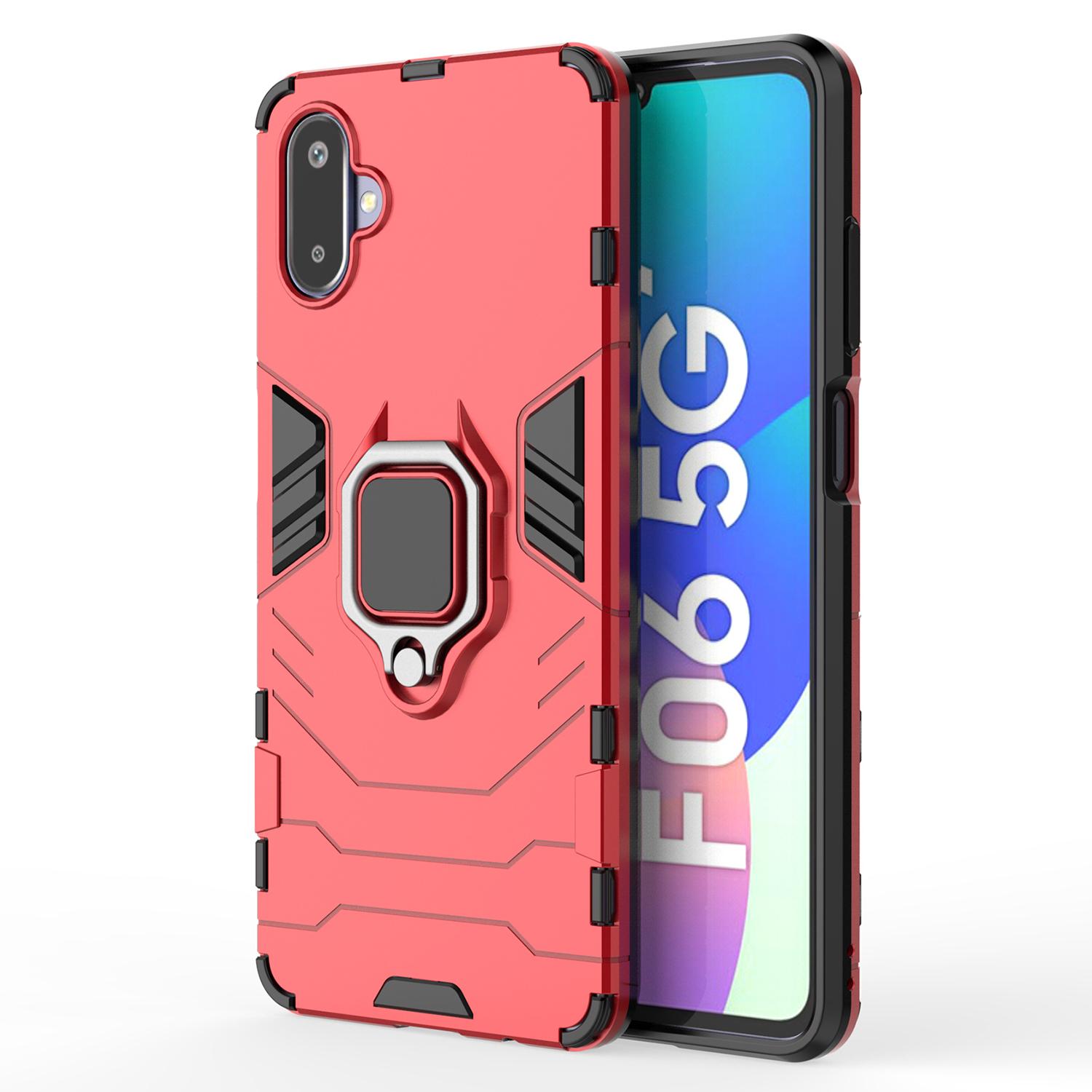 For Samsung Galaxy F06 5G/M06 5G Case PC + TPU Protective Phone Cover with Ring Kickstand A
For Samsung Galaxy F06 5G/M06 5G Case PC + TPU Protective Phone Cover with Ring Kickstand A