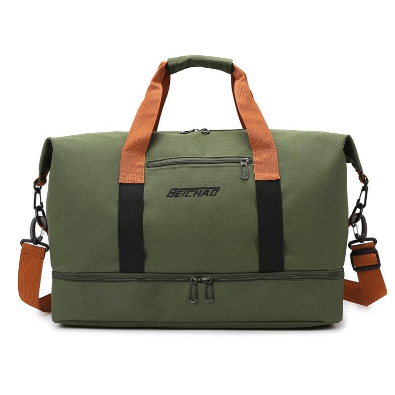 Travel bag Korean version portable short-distance travel luggage bag large capacity light dry and wet separation sports fitness bag зелений
Travel bag Korean version portable short-distance travel luggage bag large capacity light dry and wet separation sports fitness bag зелений