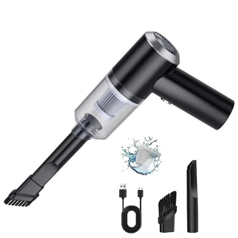 PCMOS 1 шт. беспроводной пылесос двойного назначения для дома и автомобиля 120 Вт мощный мощный пылесос черный чёрный