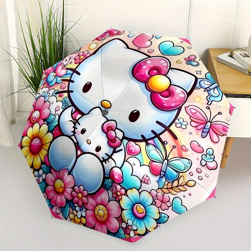 1pc Hello Kitty Floral Frame Umbrella with Plastic Handle,Suitable for All Seasons Home Travel Outdoor UmbrellaSanlio534
1pc Hello Kitty Floral Frame Umbrella with Plastic Handle,Suitable for All Seasons Home Travel Outdoor UmbrellaSanlio534