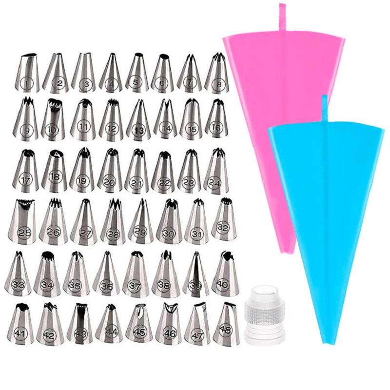 8/14/26/50pcs Set Cream Nozzles Tips Tools Accessories For Cake Decorating Pastry Bag Kitchen Bakery Confectionery Supplies
8/14/26/50pcs Set Cream Nozzles Tips Tools Accessories For Cake Decorating Pastry Bag Kitchen Bakery Confectionery Supplies