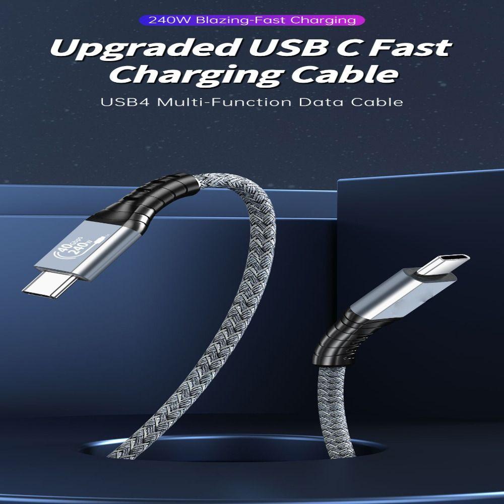 8K Projection Line Data Wire 240 Вт Кабель для зарядки Кабель USB4 Кабель для быстрой зарядки Кабель Type C - Type C 1M
8K Projection Line Data Wire 240 Вт Кабель для зарядки Кабель USB4 Кабель для быстрой зарядки Кабель Type C - Type C 1M
