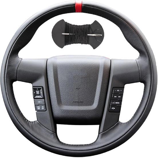 Microfiber Leather Car Steering Wheel Cover Anti-Slip Stitch Wheel Wrap Fit for Ford F150 F-150 SVT Raptor 2010 2011 2012 2013 2014,Red Black Thread
Microfiber Leather Car Steering Wheel Cover Anti-Slip Stitch Wheel Wrap Fit for Ford F150 F-150 SVT Raptor 2010 2011 2012 2013 2014,Red Black Thread