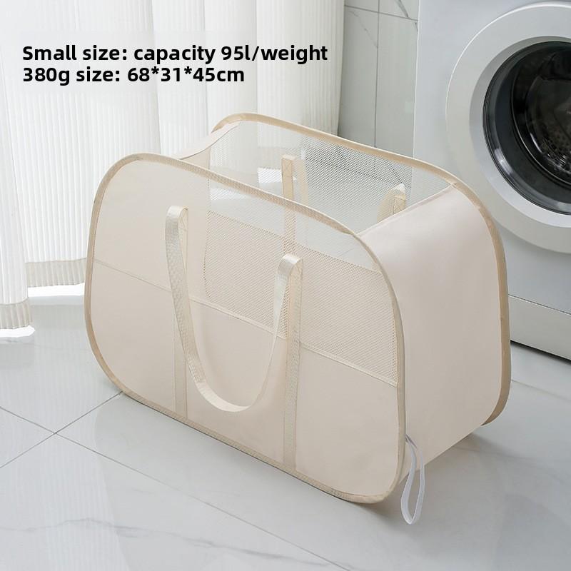 Foldable Laundries Basket Laundry Room Storage Creative Mesh Laundry Popup Hamper Laundry Baskets Durable Handles Lightweight
Foldable Laundries Basket Laundry Room Storage Creative Mesh Laundry Popup Hamper Laundry Baskets Durable Handles Lightweight