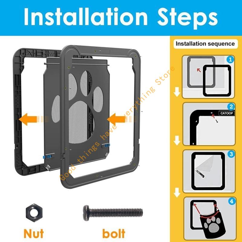 Dog Door for Screen Doors Cats Door for Sliding Doors Insert Pet Screen Doors 55KF CN
Dog Door for Screen Doors Cats Door for Sliding Doors Insert Pet Screen Doors 55KF CN