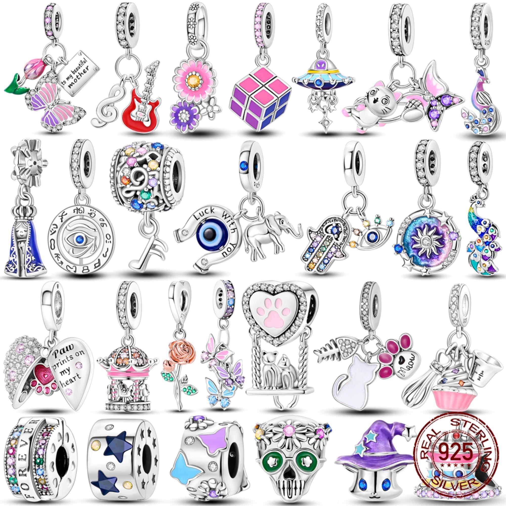 Fit Original Bracelet 925 Sterling Silver Colorful Glaze Charms Beads Peacock Cat Owl Fashion Pendants DIY Jewelry Gift
Fit Original Bracelet 925 Sterling Silver Colorful Glaze Charms Beads Peacock Cat Owl Fashion Pendants DIY Jewelry Gift