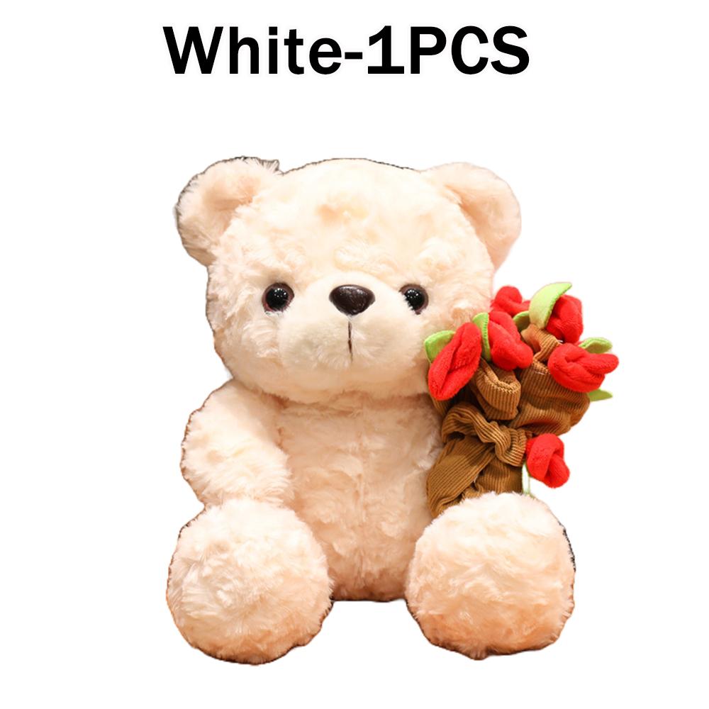 25CM Adorable Bear with Rose Hat and Flower Bouquet Valentines Gift for Her Romantic Anniversary Birthday Surprise Doll 25CM
25CM Adorable Bear with Rose Hat and Flower Bouquet Valentines Gift for Her Romantic Anniversary Birthday Surprise Doll 25CM