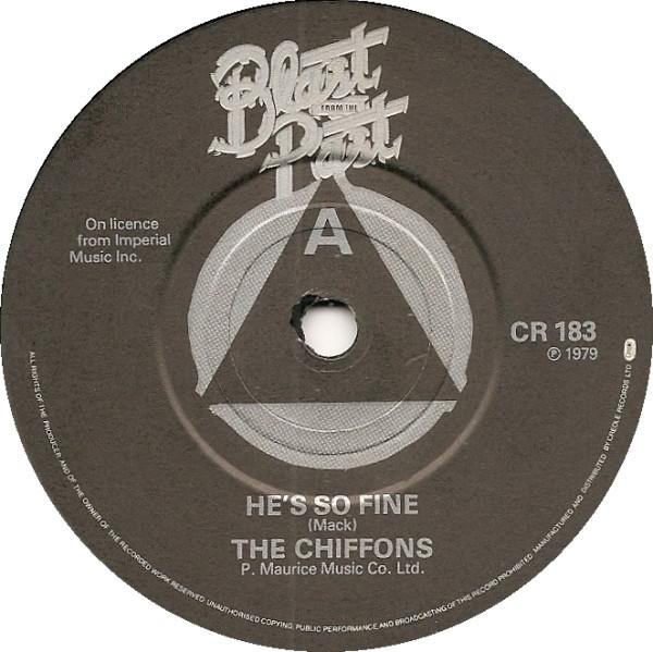 7inch Record CHIFFONS - He s So Fine / Sweet Talkin Guy / CR183 Blast From The 1979 UK Soul/Funk Used
7inch Record CHIFFONS - He s So Fine / Sweet Talkin Guy / CR183 Blast From The 1979 UK Soul/Funk Used