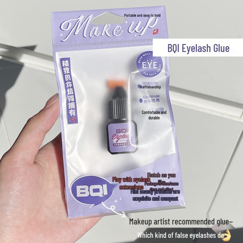BQI Quick-Dry Invisible Lash Adhesive - Long-Lasting, Waterproof, Sweatproof, Gentle, Self-Adhesive Eyelash Glue.
BQI Quick-Dry Invisible Lash Adhesive - Long-Lasting, Waterproof, Sweatproof, Gentle, Self-Adhesive Eyelash Glue.