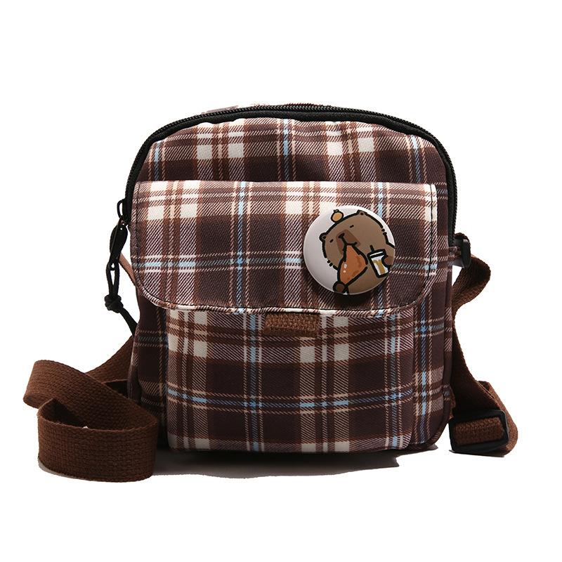 Холщовая клетчатая ретро маленькая сумка-сачел, нишевая повседневная плюшевая мини-сумка через плечо для девочки, универсальный рюкзак one size fits all коричневый
Холщовая клетчатая ретро маленькая сумка-сачел, нишевая повседневная плюшевая мини-сумка через плечо для девочки, универсальный рюкзак one size fits all коричневый