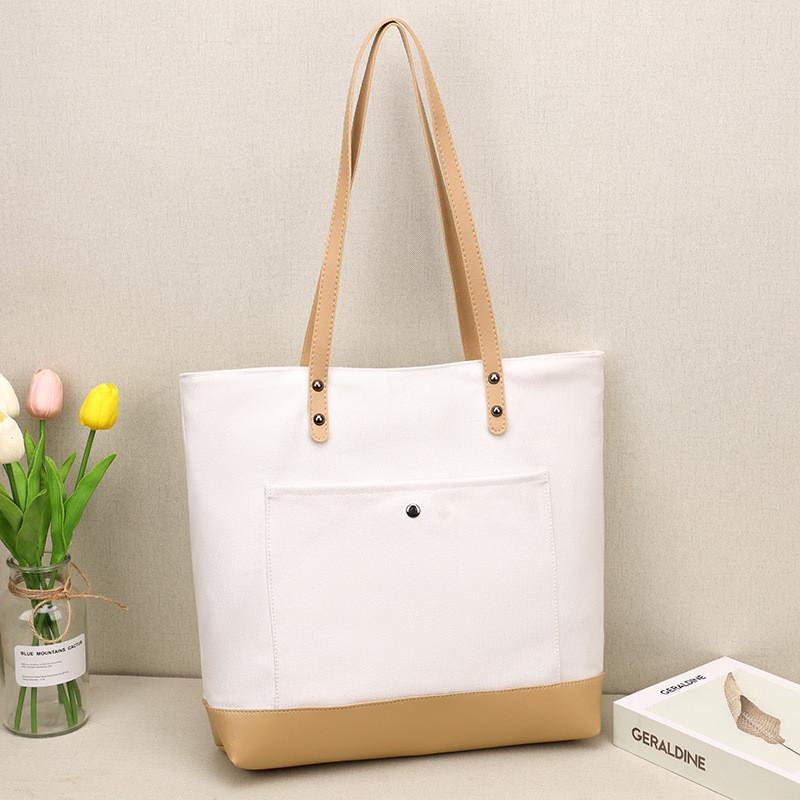 2024 Trendy Simple Women s Tote Bag Spacious Casual Crossbody Bag Chic Canvas Design білий
2024 Trendy Simple Women s Tote Bag Spacious Casual Crossbody Bag Chic Canvas Design білий