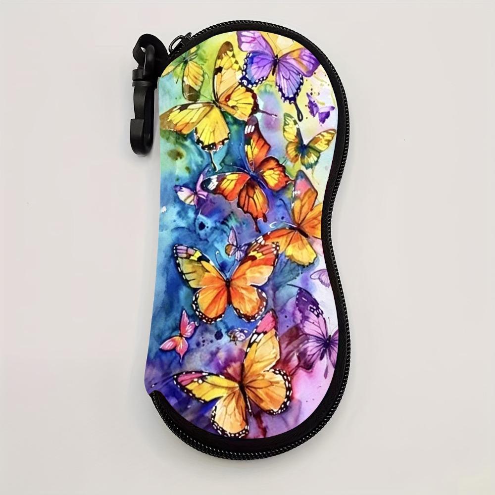Hanging Flower Print Eyeglass Case Lips Print Leather Sunglasses Storage Bag Water-resistant with Hook Reading Glass Pouch Women
Hanging Flower Print Eyeglass Case Lips Print Leather Sunglasses Storage Bag Water-resistant with Hook Reading Glass Pouch Women