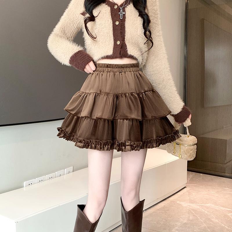 Women s Slimming Velvet Double Layer A-line Skirt with High Waist and Puffy Cake Design for Spring and Autumn. M
Women s Slimming Velvet Double Layer A-line Skirt with High Waist and Puffy Cake Design for Spring and Autumn. M