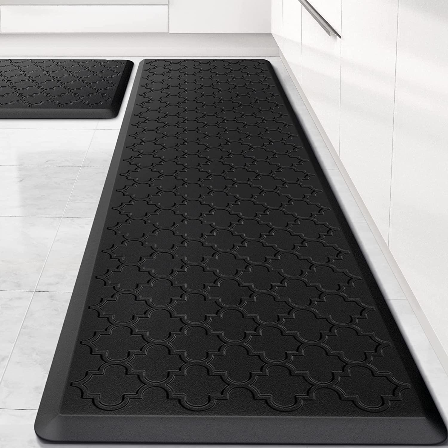 Kitchen Mat Cushioned Anti-Fatigue Floor Mat Waterproof Non-Skid Kitchen Mats Comfort Foam Kitchen Rugs Standing Mat for Floor 440MMx750MM чёрный
Kitchen Mat Cushioned Anti-Fatigue Floor Mat Waterproof Non-Skid Kitchen Mats Comfort Foam Kitchen Rugs Standing Mat for Floor 440MMx750MM чёрный
