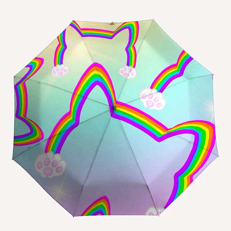 1pc Rainbow Cat Automatic Open/Close Umbrella Compact Folding Umbrella, All-Season Portable Umbrella for Women/Men168
1pc Rainbow Cat Automatic Open/Close Umbrella Compact Folding Umbrella, All-Season Portable Umbrella for Women/Men168