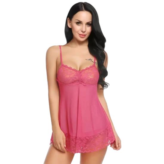 Женская ночная рубашка Ladysta Baby Doll, свободный размер (С, М, Л) Free Size (S, M, L) темно-розовый
Женская ночная рубашка Ladysta Baby Doll, свободный размер (С, М, Л) Free Size (S, M, L) темно-розовый
