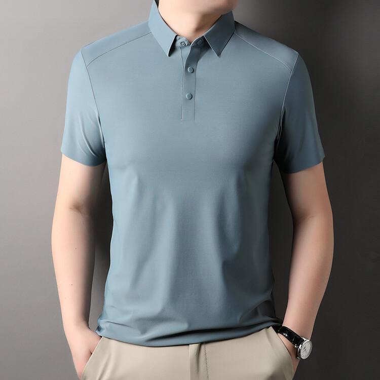 Mulberry Silk Short-sleeved T-shirt for Men, Solid Color Business Polo Shirt, No-iron Laminated Ice Silk, Traceless Ice Silk Lapel T-shirt for Men 4XL
Mulberry Silk Short-sleeved T-shirt for Men, Solid Color Business Polo Shirt, No-iron Laminated Ice Silk, Traceless Ice Silk Lapel T-shirt for Men 4XL
