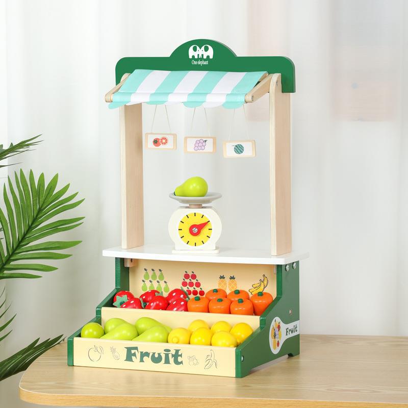 Kids Fruit & Veggie Market Play Set - Wooden Pretend Stall for Birthday or Kindergarten
Kids Fruit & Veggie Market Play Set - Wooden Pretend Stall for Birthday or Kindergarten