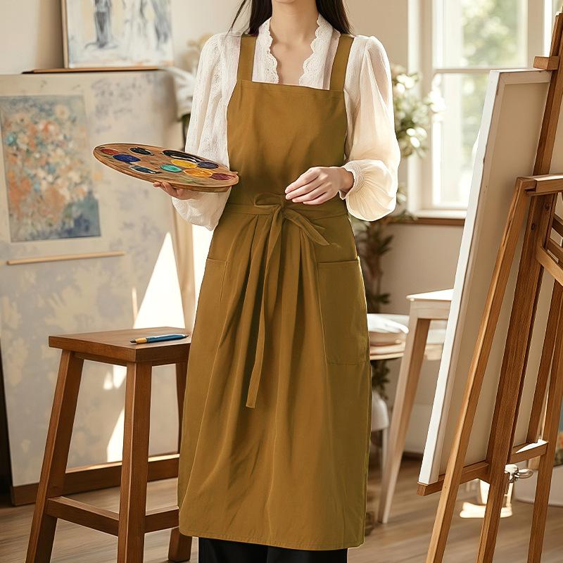 Nordic Florist Apron Cotton Gardening Coffee Shops Kitchen Aprons For Women Cooking Baking Restaurant Retro Pinafore коричневий
Nordic Florist Apron Cotton Gardening Coffee Shops Kitchen Aprons For Women Cooking Baking Restaurant Retro Pinafore коричневий