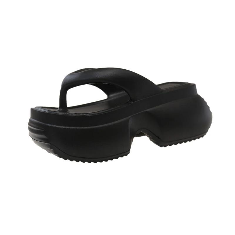New Women s Slippers Toe Clip Platform Sole Square Toe Flip Flops Leisure Dress Summer Anti-slip Comfortable Zapatillas De Mujer 35 чорний
New Women s Slippers Toe Clip Platform Sole Square Toe Flip Flops Leisure Dress Summer Anti-slip Comfortable Zapatillas De Mujer 35 чорний