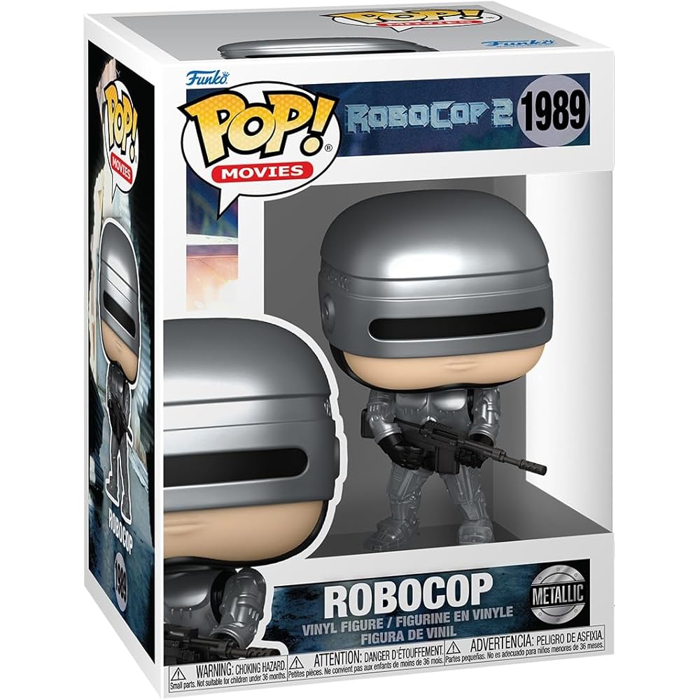 Funko Pop! Robocop Metallic Version Chase Figure Collectible Toy
Funko Pop! Robocop Metallic Version Chase Figure Collectible Toy