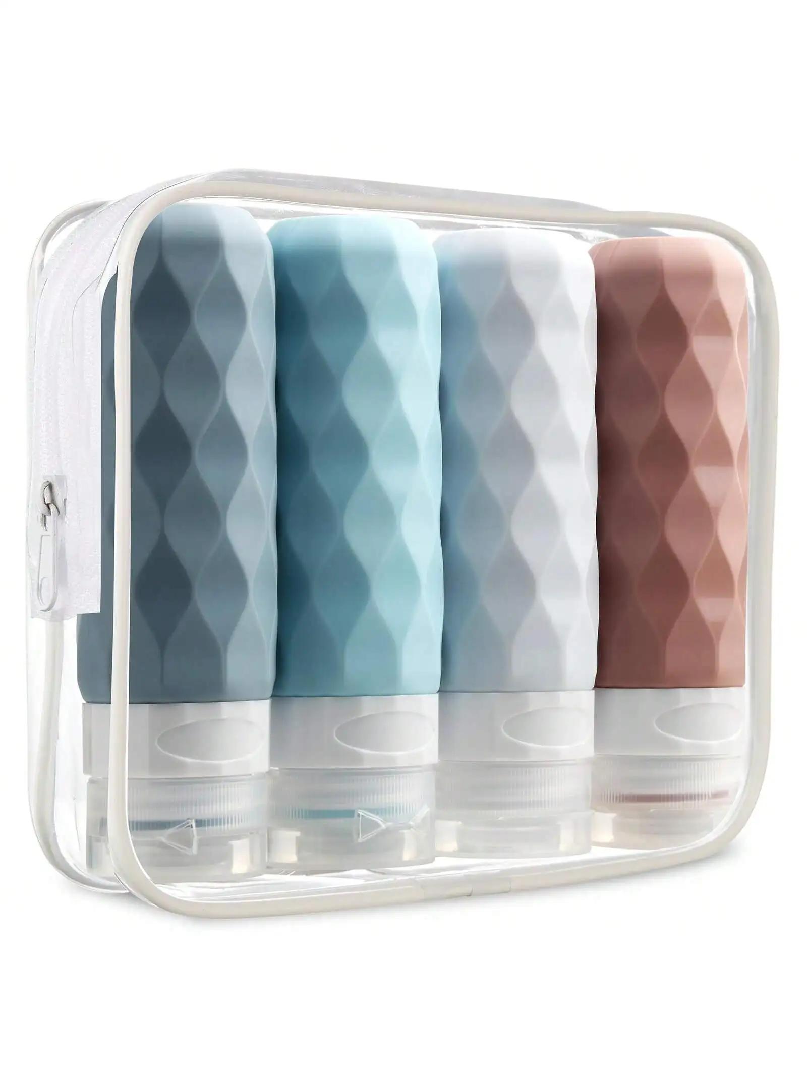 4 Pack SiliconeTravel Bottles for Toiletries, Tsa Approved 3oz Portable Travel Bottles, BPA Free Leak Proof Squeezable Travel Si синій
4 Pack SiliconeTravel Bottles for Toiletries, Tsa Approved 3oz Portable Travel Bottles, BPA Free Leak Proof Squeezable Travel Si синій