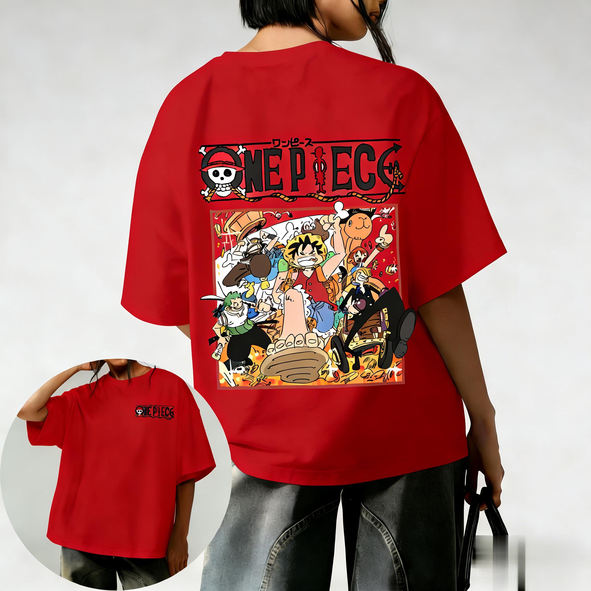 Plus Size Summer One Piece Anime Printed Men and Women Tshirt Casual Parent Child Top Street Wear Fashion Harajuku Style Y2K S
Plus Size Summer One Piece Anime Printed Men and Women Tshirt Casual Parent Child Top Street Wear Fashion Harajuku Style Y2K S