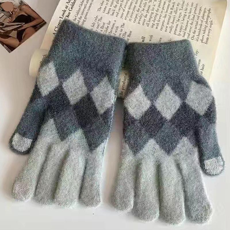 Winter Warm Knitting Gloves Outdoor Thermal Cycling Gloves Women Touchscreen Soft All Finger Mittens Knitted Warm Gloves One Size сірий
Winter Warm Knitting Gloves Outdoor Thermal Cycling Gloves Women Touchscreen Soft All Finger Mittens Knitted Warm Gloves One Size сірий