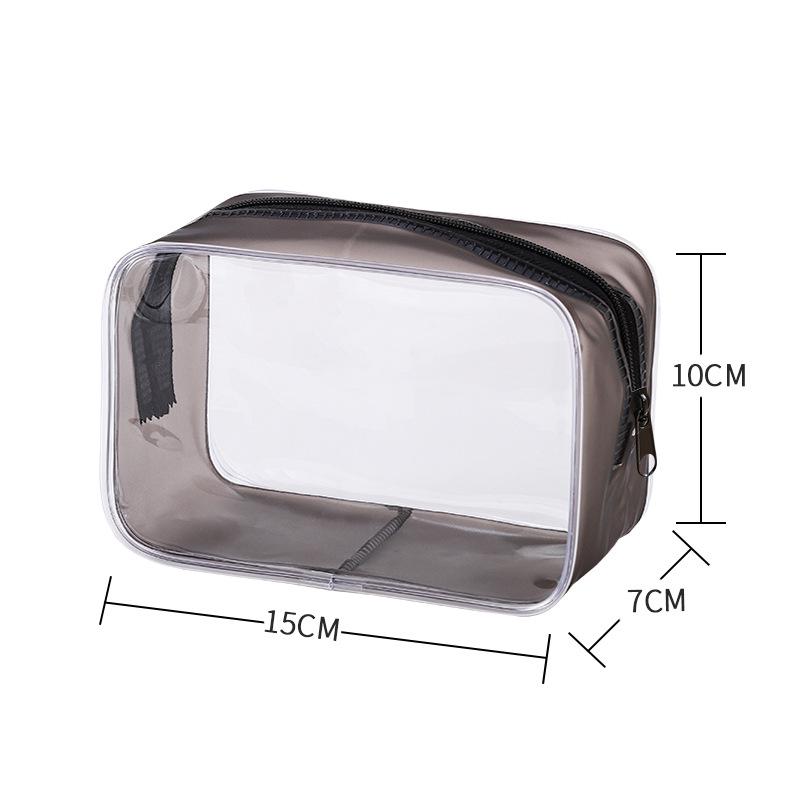 PVC Transparent Makeup Bag - Eco-Friendly Toiletries and Cosmetic Storage Bag, Customizable Gift Option Frosted Black
PVC Transparent Makeup Bag - Eco-Friendly Toiletries and Cosmetic Storage Bag, Customizable Gift Option Frosted Black