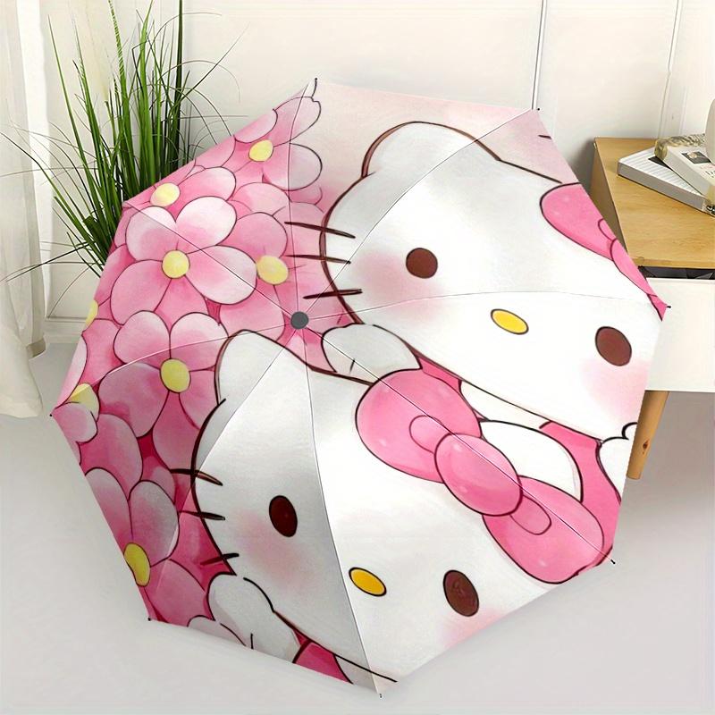 Three Pink Hello Kitty Design Automatic Opening and Closing Umbrella - Small Umbrella Suitable for Various Occasions, Portable 3-Fold Small Umbrella f
Three Pink Hello Kitty Design Automatic Opening and Closing Umbrella - Small Umbrella Suitable for Various Occasions, Portable 3-Fold Small Umbrella f