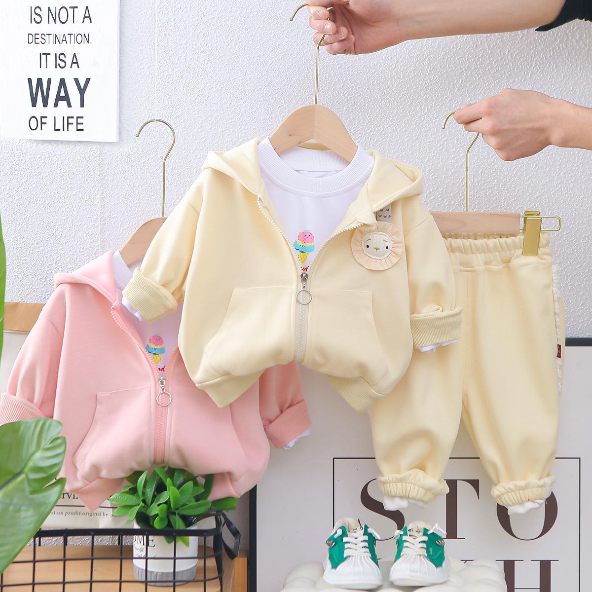2025 Spring & Autumn Girls Fashionable Three-Piece Set: Cute and Casual Infant and Toddler Outfits 120 cm рожевий
2025 Spring & Autumn Girls Fashionable Three-Piece Set: Cute and Casual Infant and Toddler Outfits 120 cm рожевий