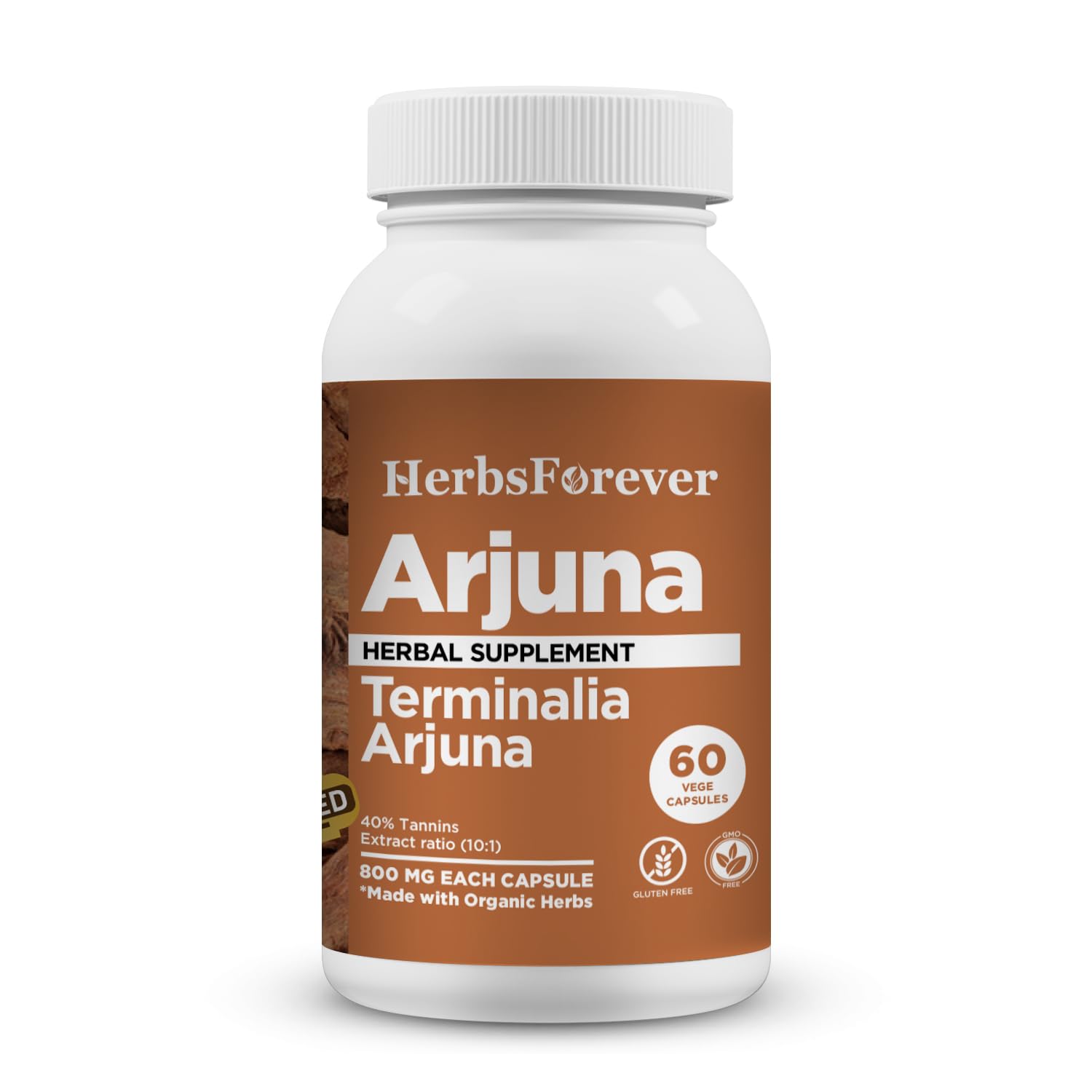 Herbsforever Arjuna Capsules Ayush Certified High Strength 800mg | 60 Capsules 100gm 0.2lbs
Herbsforever Arjuna Capsules Ayush Certified High Strength 800mg | 60 Capsules 100gm 0.2lbs