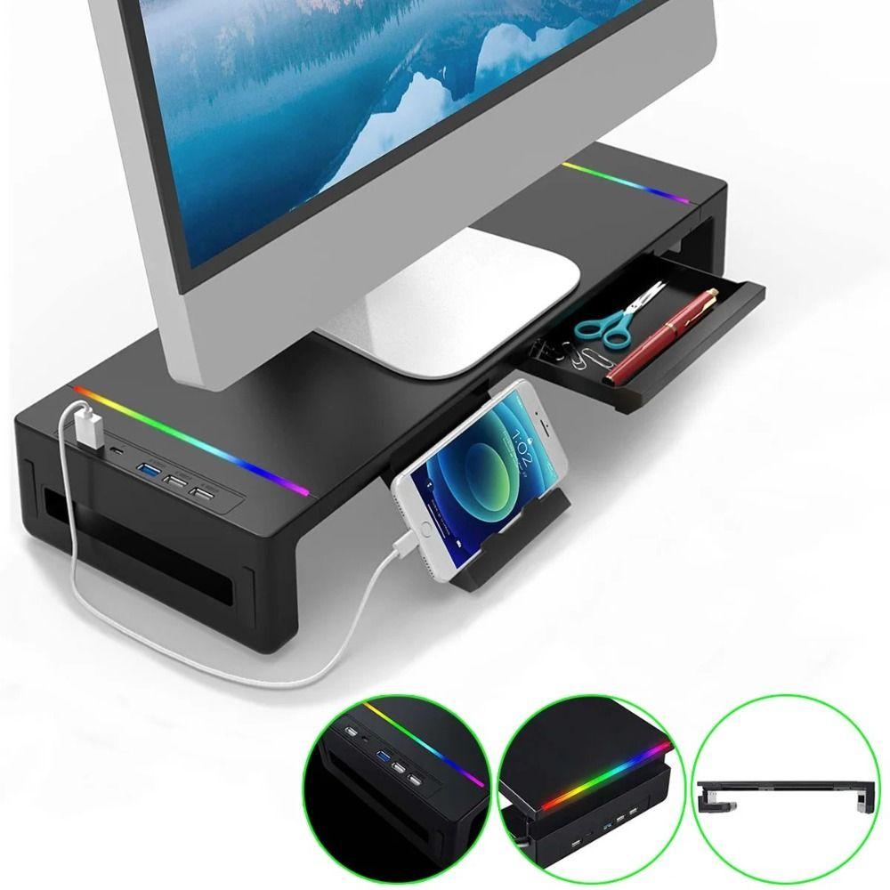USB 3.0 и 2.0 концентратор компьютерный дисплей подставка RGB подсветка ноутбук подъемный кронштейн настольный Black-Without USB or lights
USB 3.0 и 2.0 концентратор компьютерный дисплей подставка RGB подсветка ноутбук подъемный кронштейн настольный Black-Without USB or lights