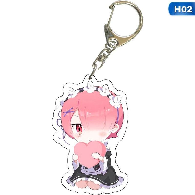Re In A Different World From Zero Acrylic New Keychain Lovely Bag Charm Pendant Gift Fan Fun Key Chain Cute Souvenir Creativity 6 cm
Re In A Different World From Zero Acrylic New Keychain Lovely Bag Charm Pendant Gift Fan Fun Key Chain Cute Souvenir Creativity 6 cm