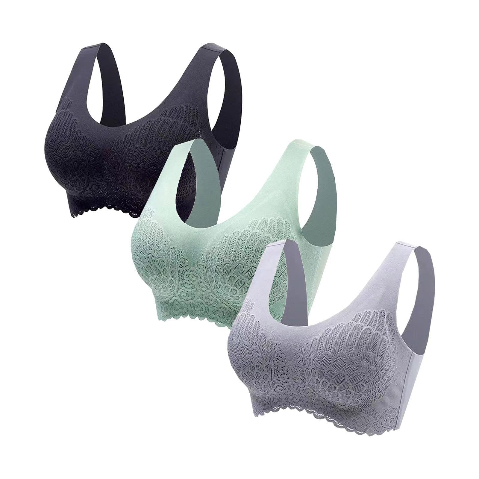 Women s Fashion Casual Solid Color Shoulder Underwear Nipple Comfortable Bra L зелений
Women s Fashion Casual Solid Color Shoulder Underwear Nipple Comfortable Bra L зелений