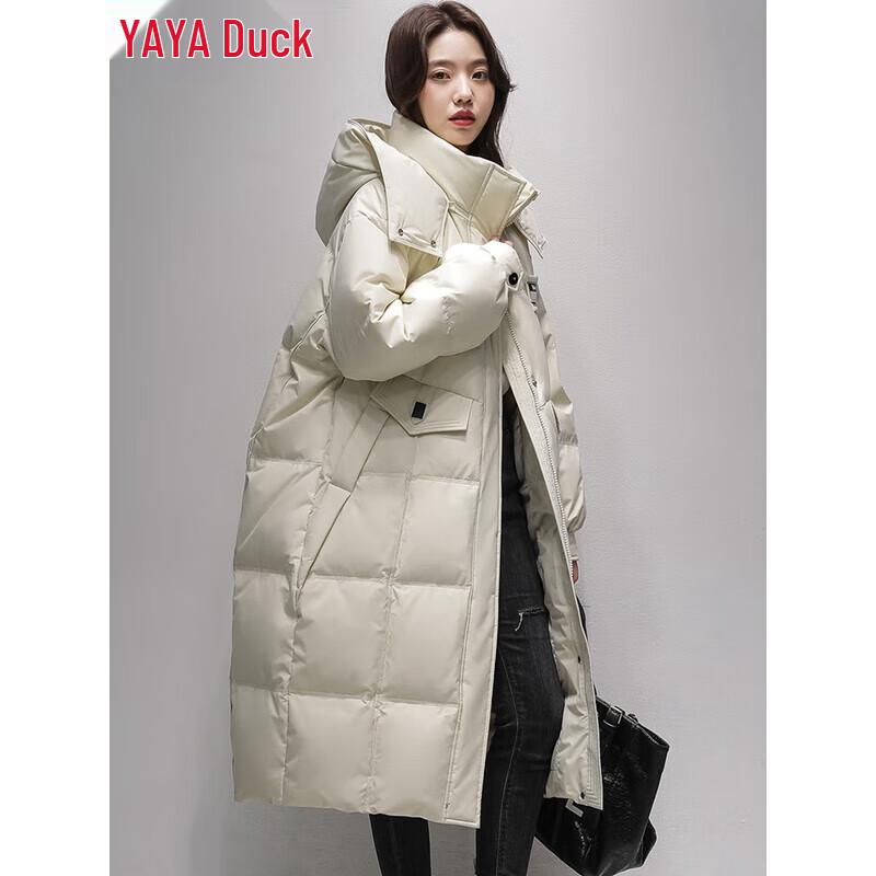 YAYA Women s Korean Style Over-the-Knee Down Jacket YE2B601843B M
YAYA Women s Korean Style Over-the-Knee Down Jacket YE2B601843B M